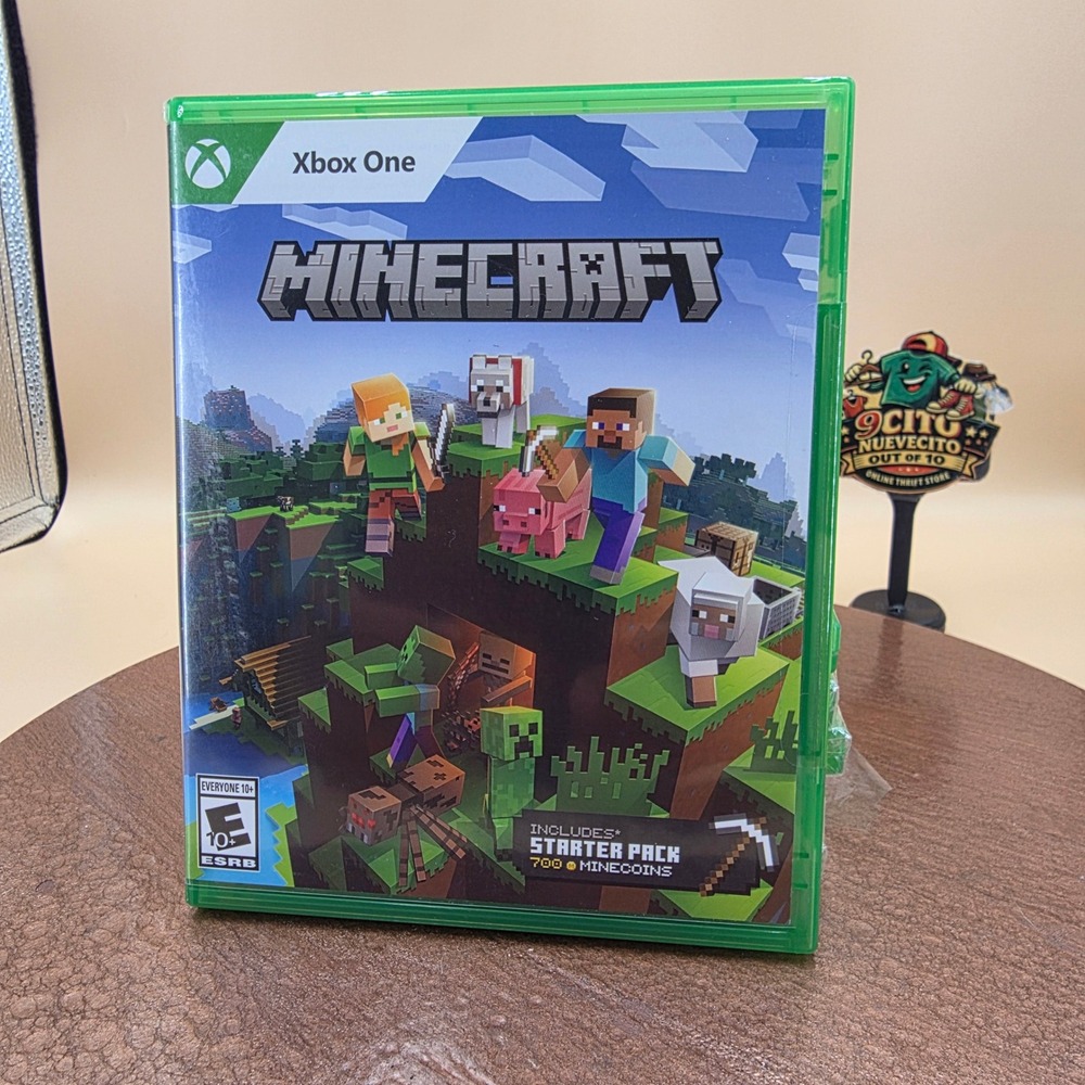 Minecraft Starter Collection Xbox One Series X Game 700 Minecoins New Sealed